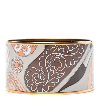Hermes Enamel Printed Extra Wide Bracelet 70 1 of 5
