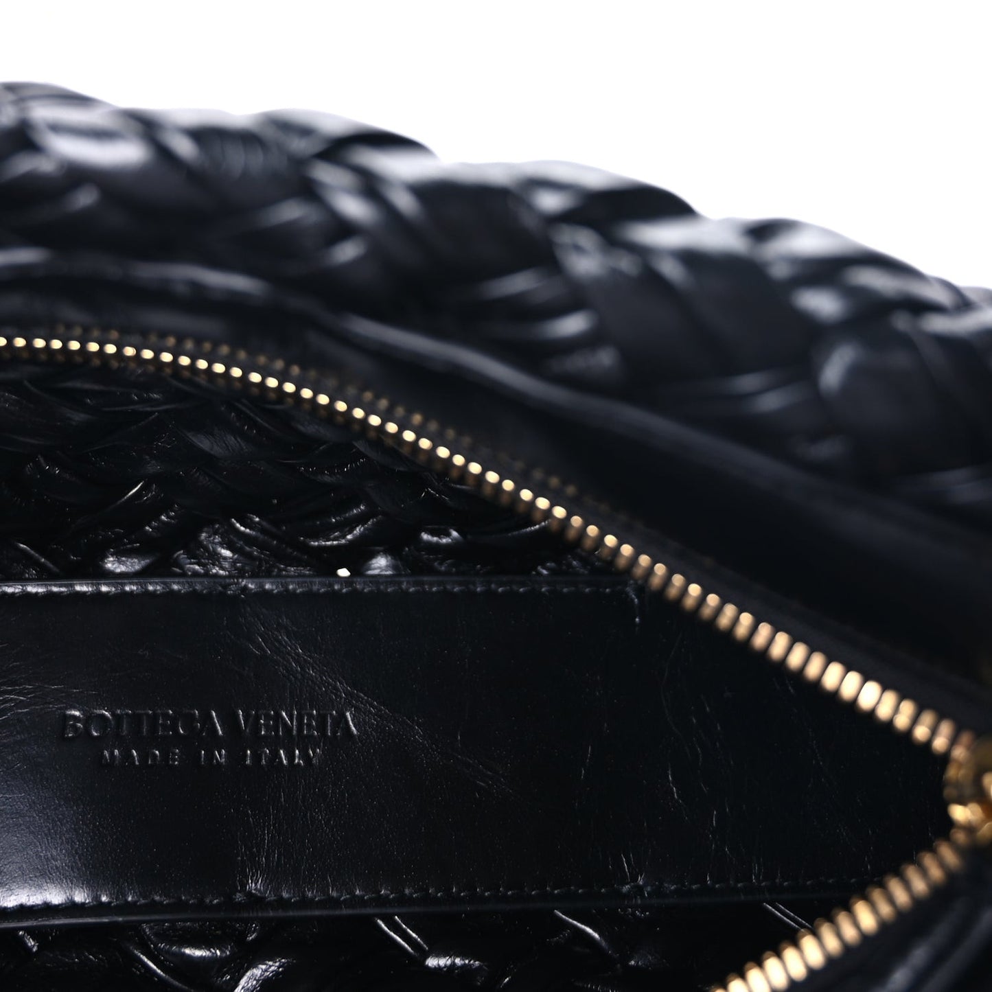 Calfskin Intrecciato Kalimero Cha-Cha Clutch  Black