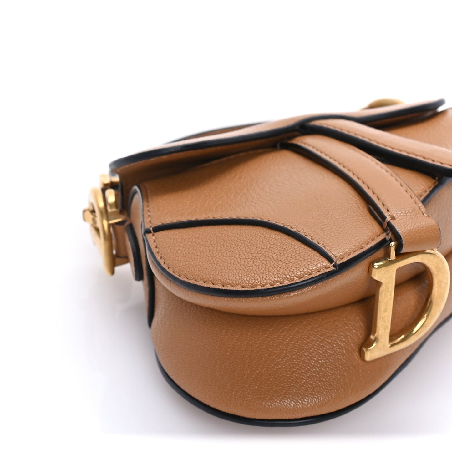 Goatskin Micro Saddle Bag  Camello