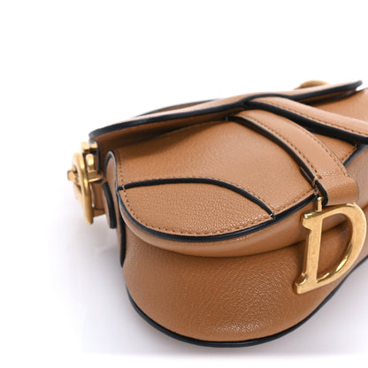 Christian Dior Goatskin Micro Saddle Bag  Camello 7 of 7