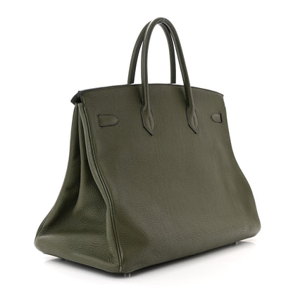 Hermes Togo Birkin 40 Vert Olive 3 of 15