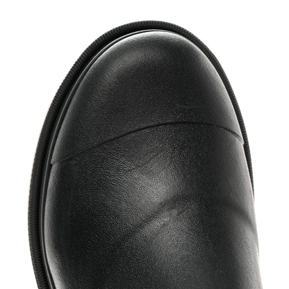 Chanel Caoutchouk CC High Boots 37 Black 10 of 17