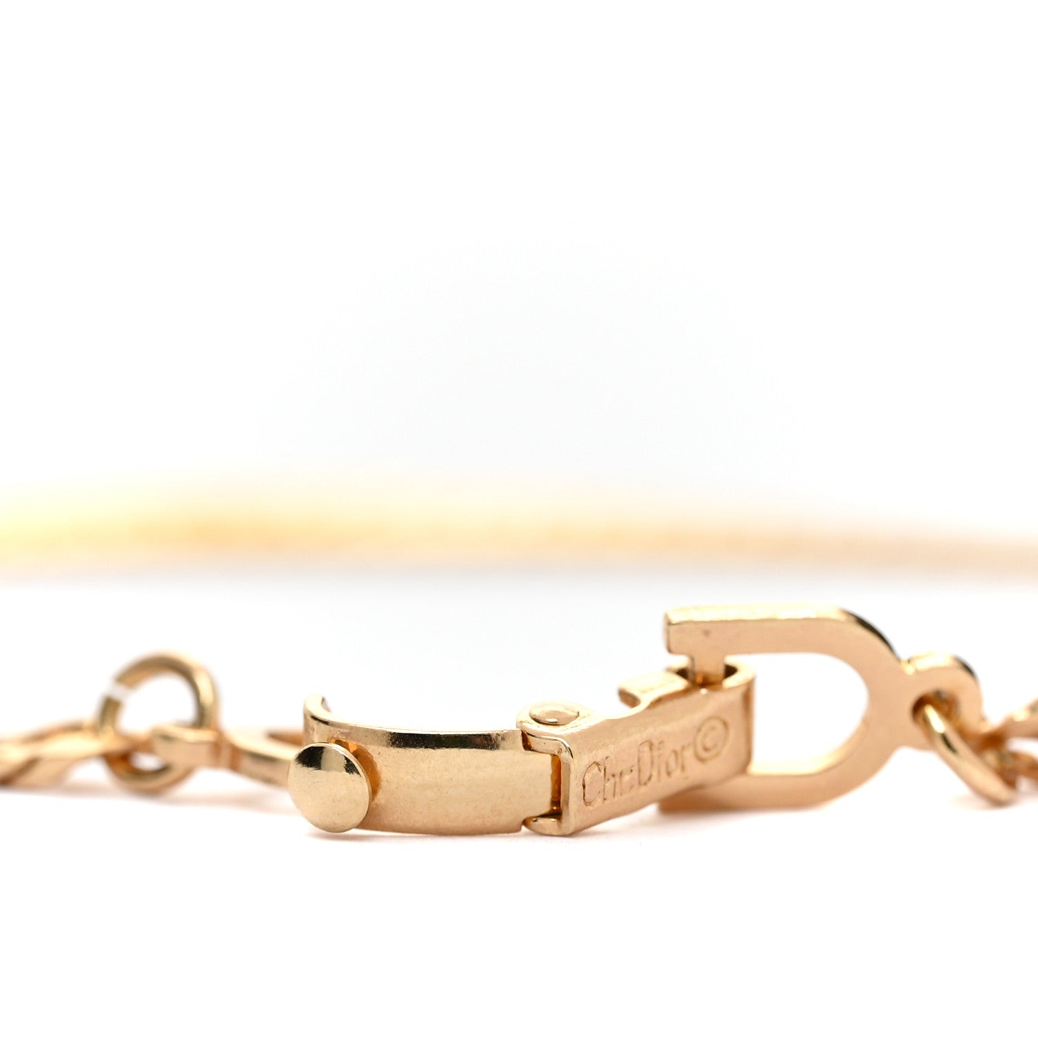 Christian Dior D Bracelet Gold 4 of 5