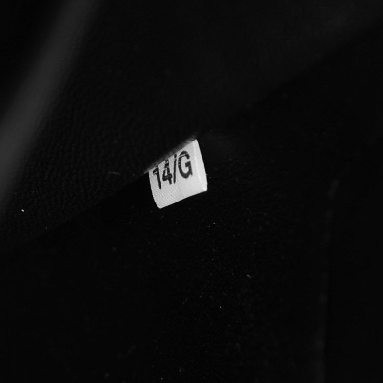 Saffiano Cuir Large Double Bag Fuoco Black