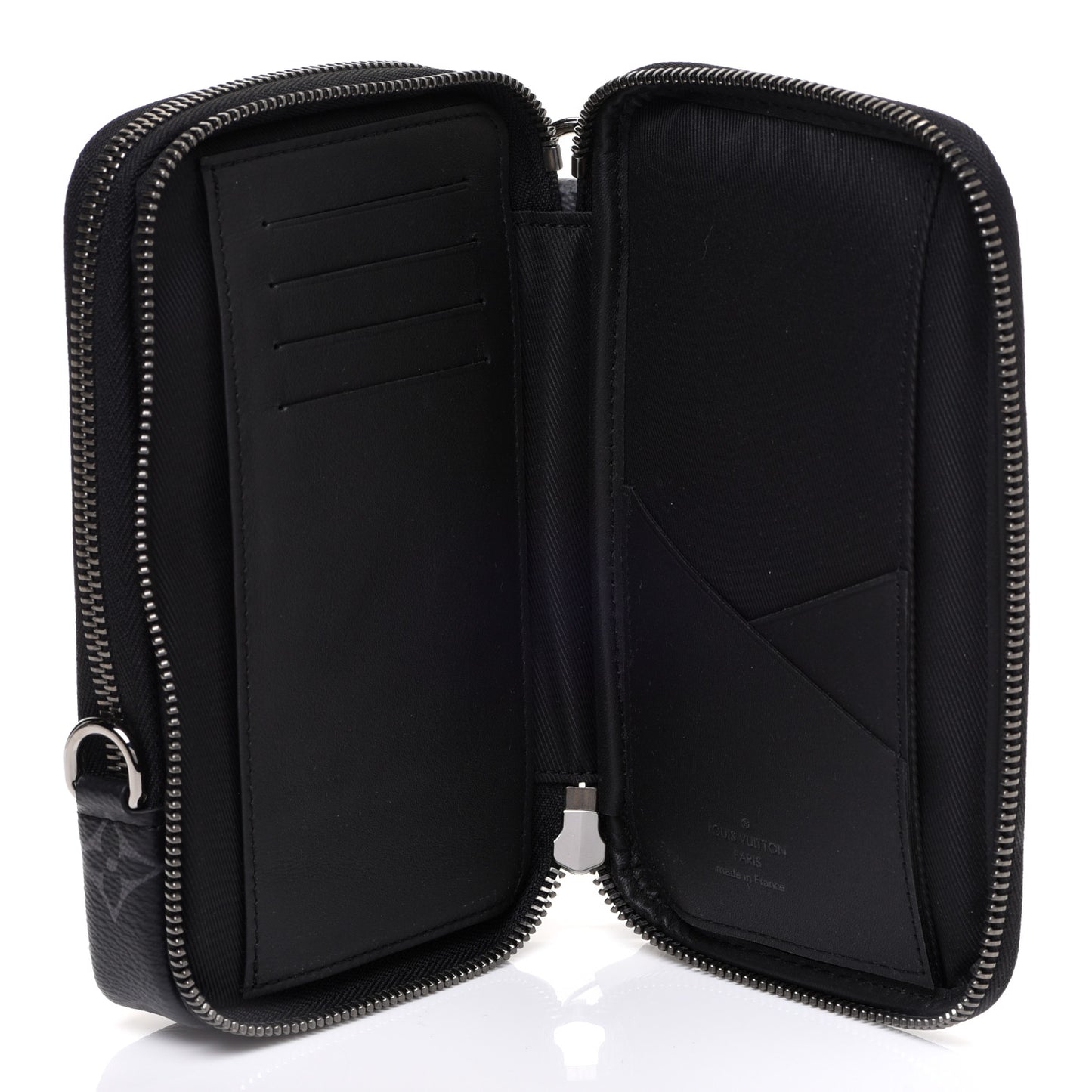 Monogram Eclipse Reverse Double Phone Pouch