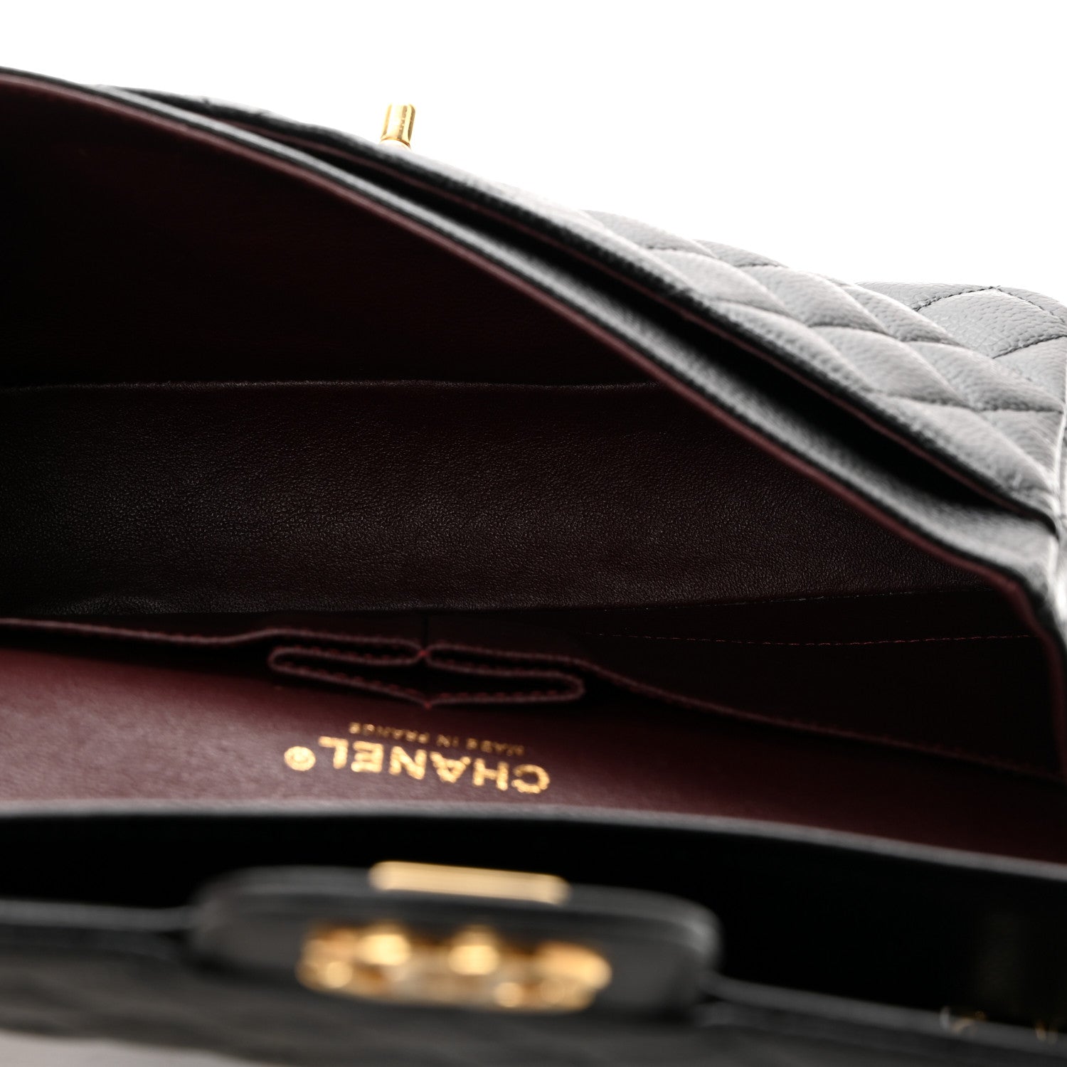 Chanel Caviar Quilted Medium Double Flap Black 5 of 10