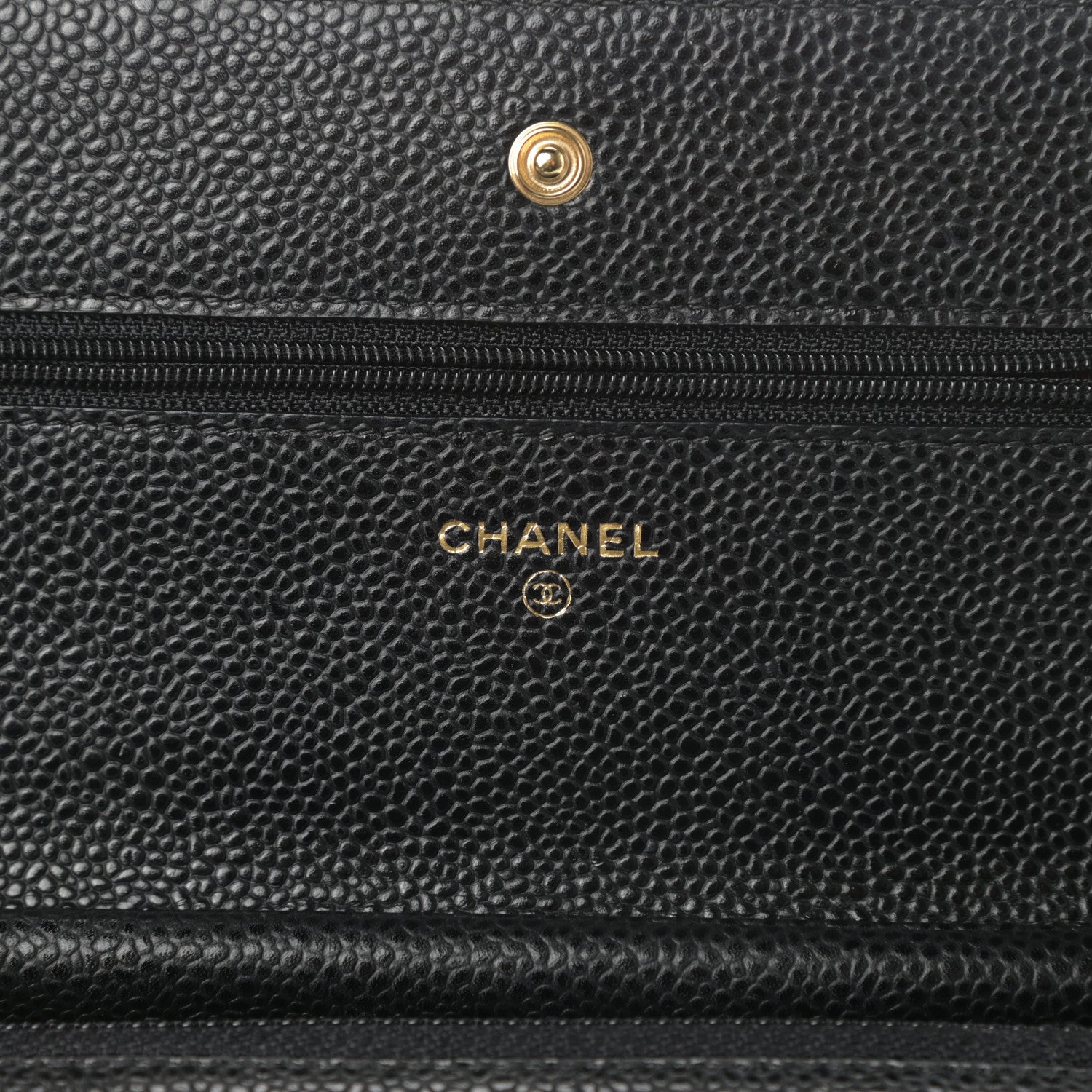 Chanel Caviar Quilted Wallet On Chain WOC Black 6 of 12