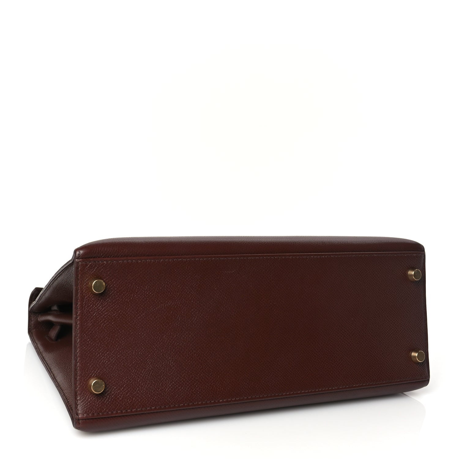 Hermes Courchevel Kelly Sellier 28 Chocolate 3 of 9