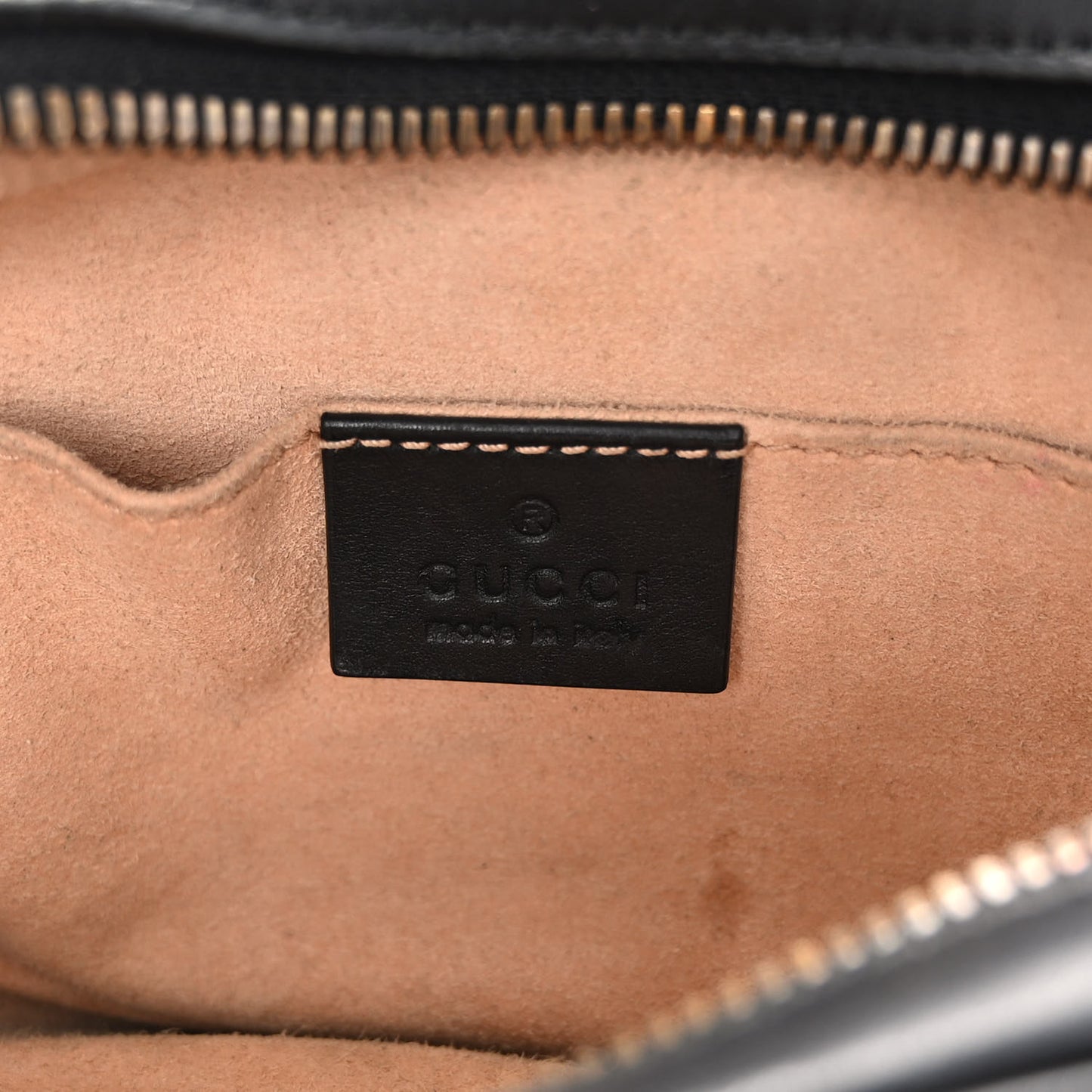 Calfskin Matelasse GG Marmont Belt Bag 75 30 Black