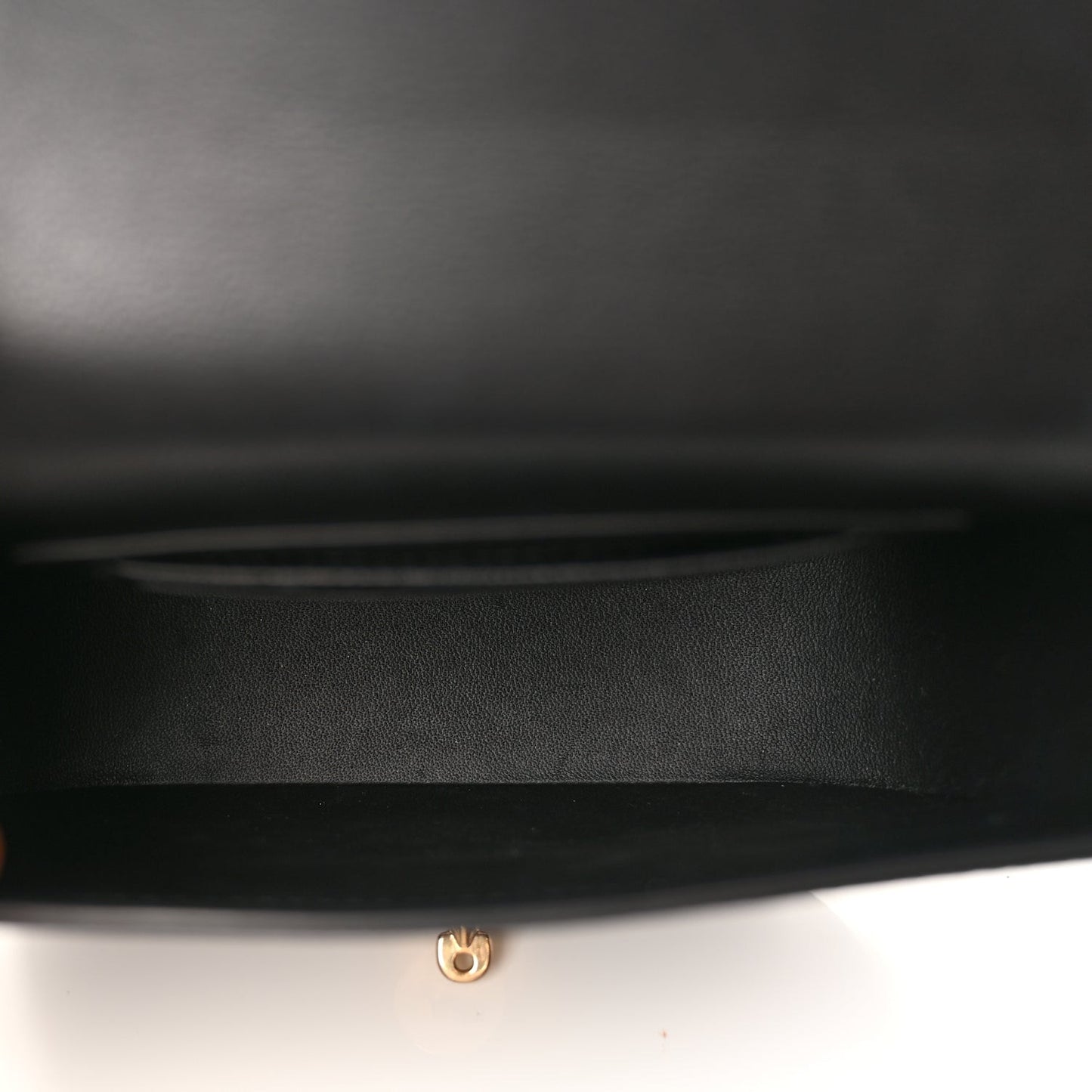 Small Classic Grain Calfskin Small Darley Satchel Black