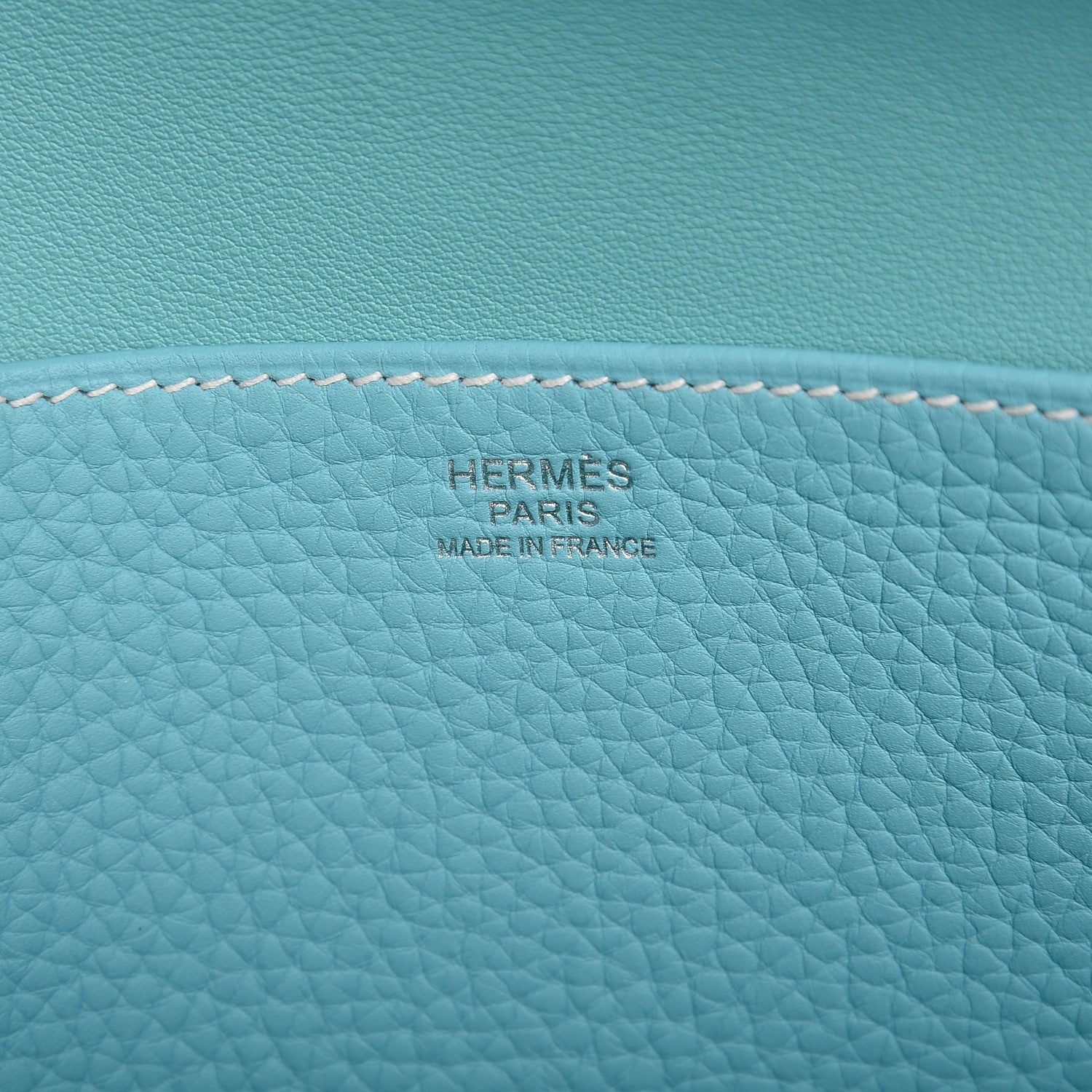 Hermes Taurillon Clemence Halzan 31 Bleu Atoll 8 of 10