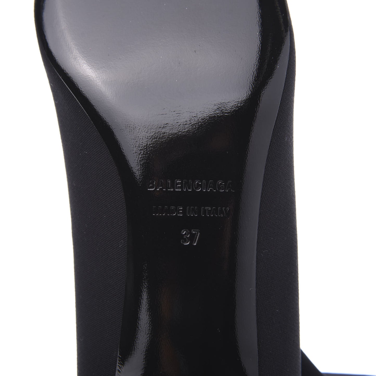 Jersey Crepe Extreme Pointed Toe Knife Booties 37 Black