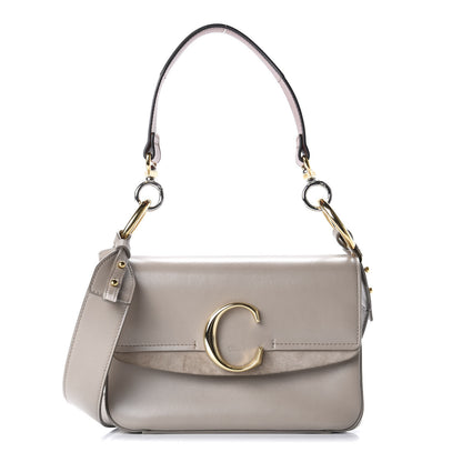 Chloe Calfskin Small C Double Carry Motty Grey 1 of 10