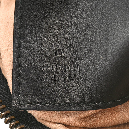 Gucci Calfskin Matelasse Mini GG Marmont Chain Bag Black 6 of 9