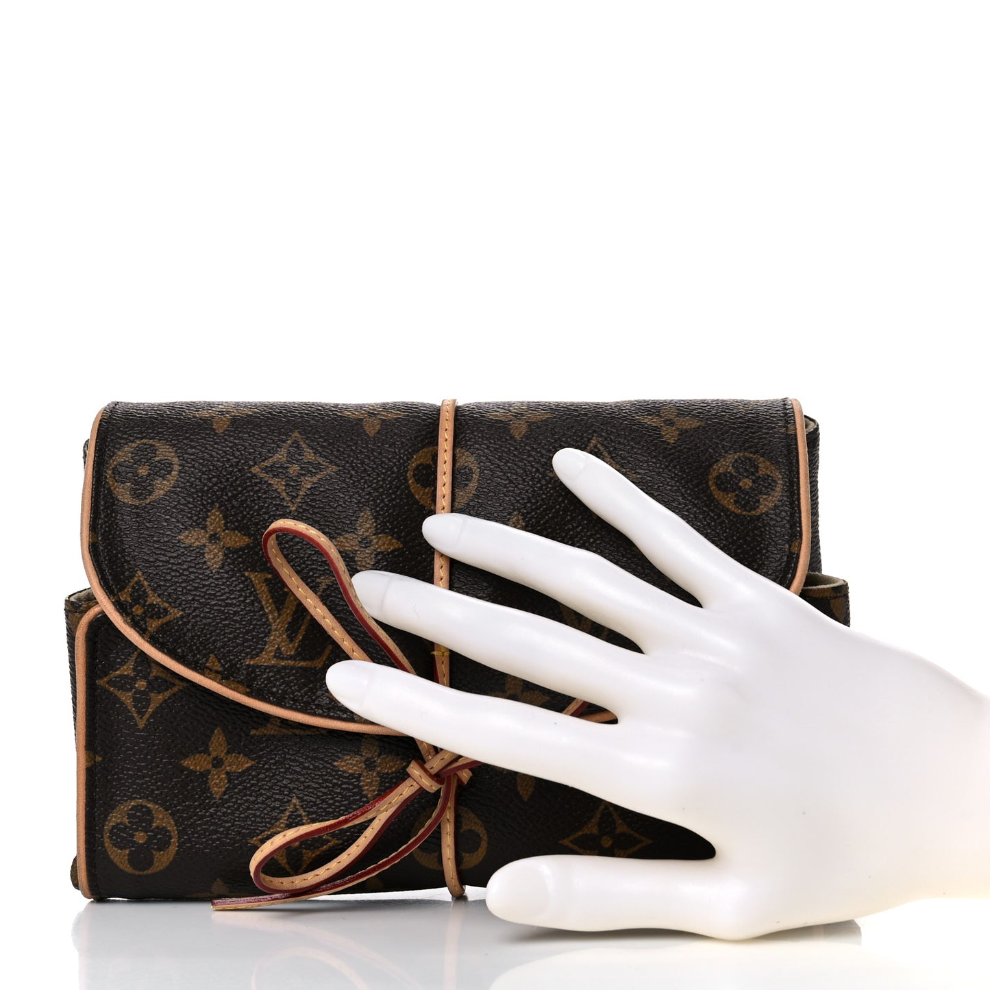 Monogram Jewelry Roll Pouch