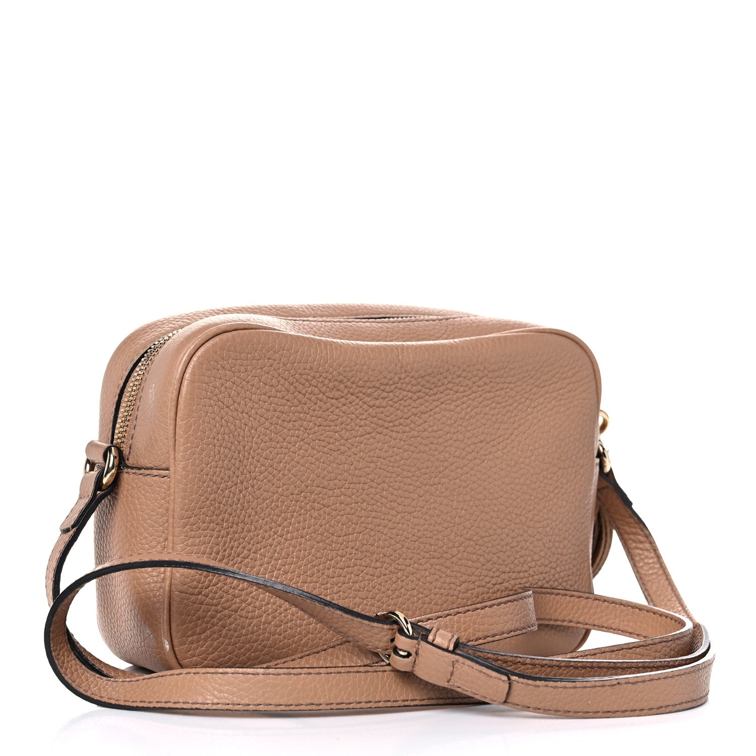 Gucci Pebbled Calfskin Small Soho Disco Bag Camelia 3 of 22