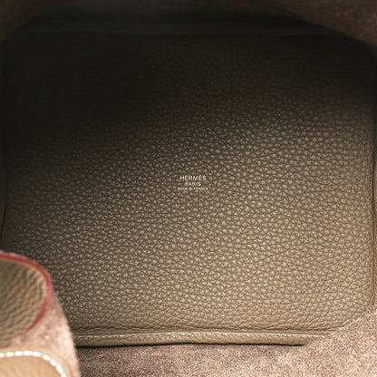 Hermes Taurillon Clemence Picotin Lock 22 MM Etoupe 5 of 11