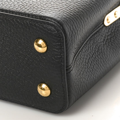 Louis Vuitton Taurillon Mini Capucines Black 8 of 9
