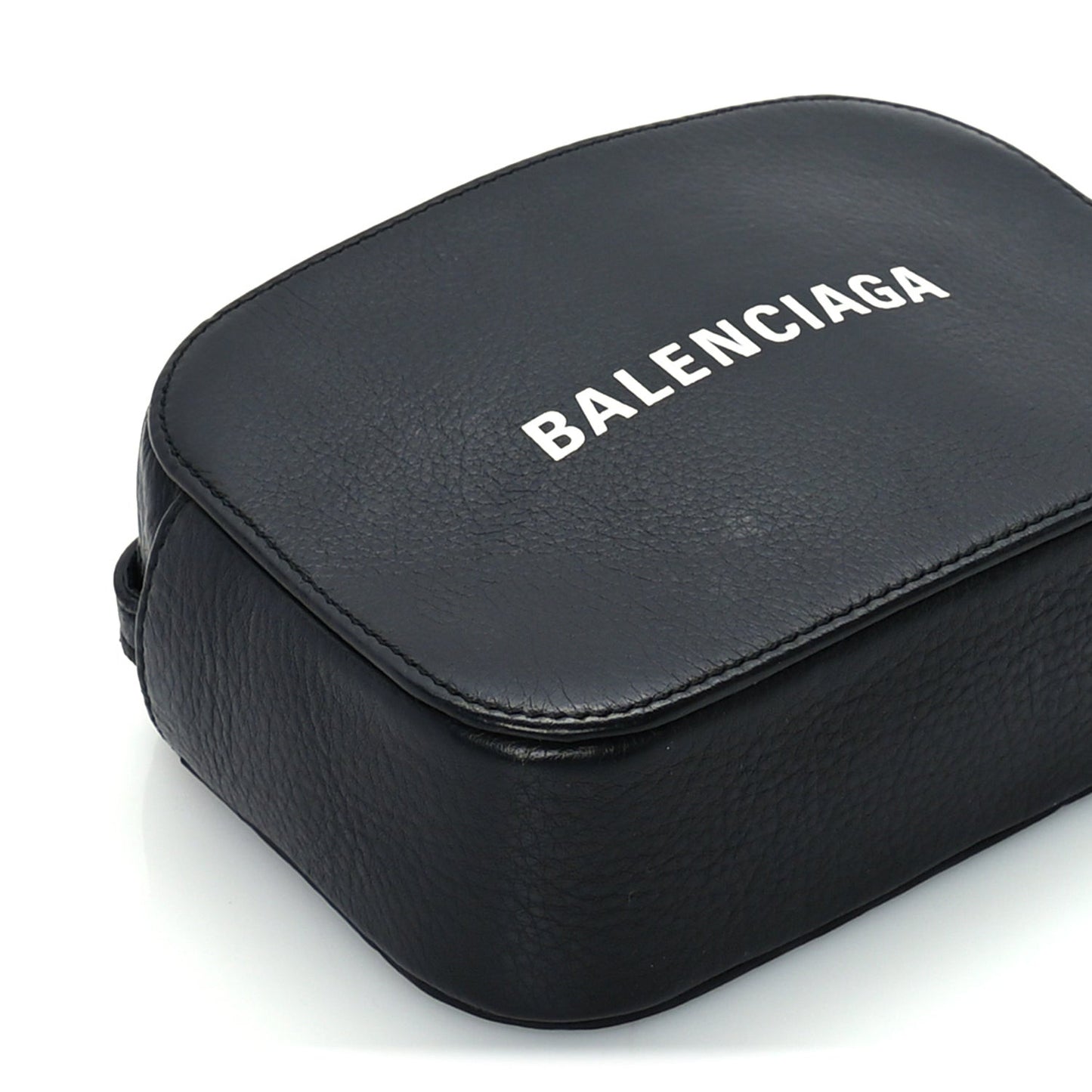 Calfskin Logo XS Everyday Camera Bag Black
