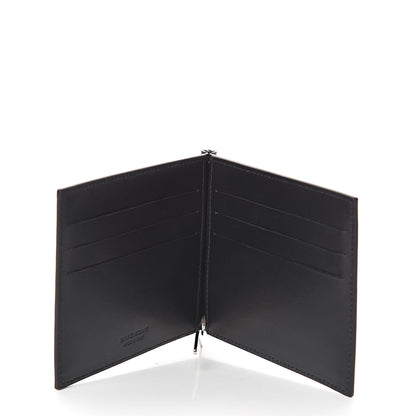 Givenchy Calfskin Waves Print Billfold Wallet Black White 5 of 7