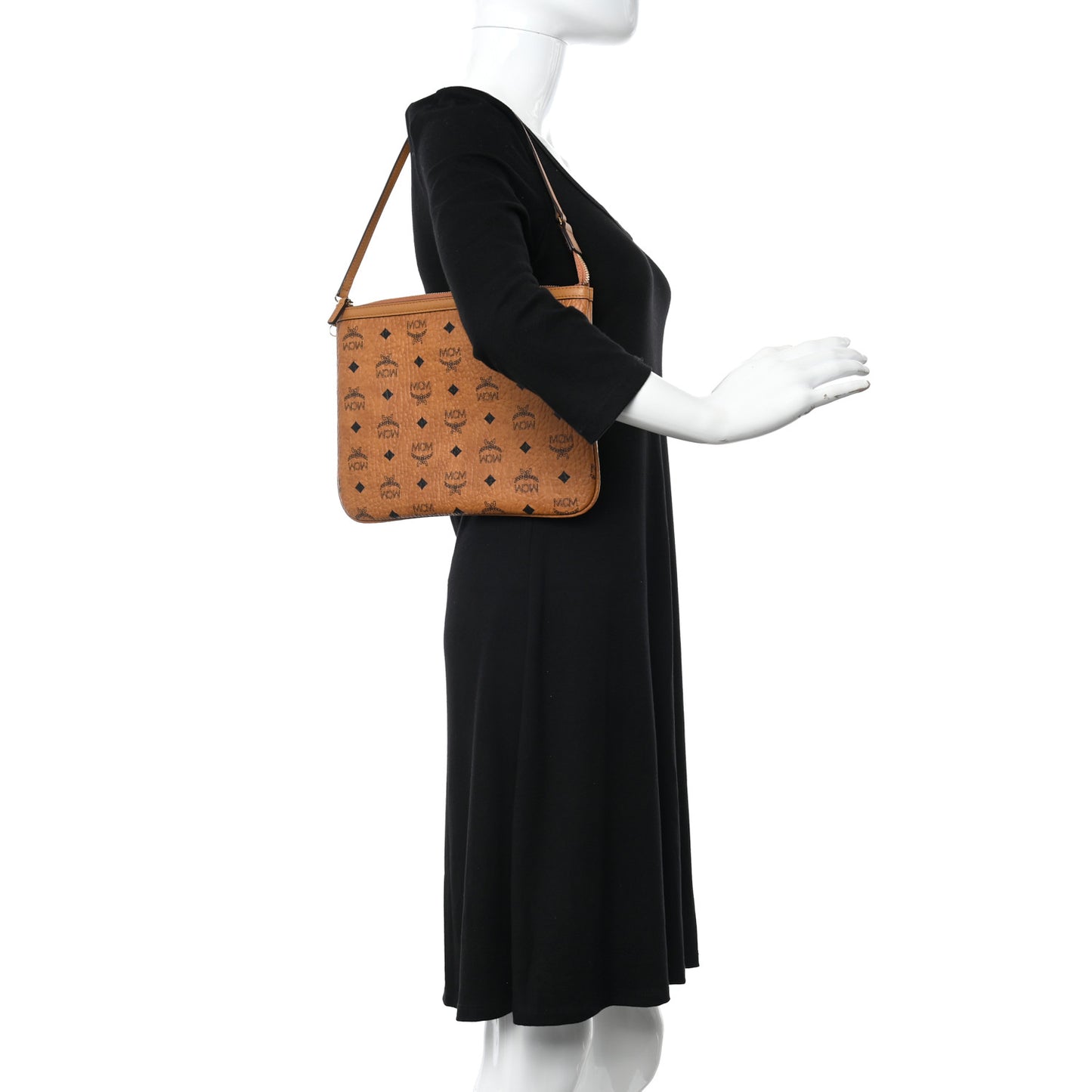 Visetos Liz Shopper Tote Pouch Cognac