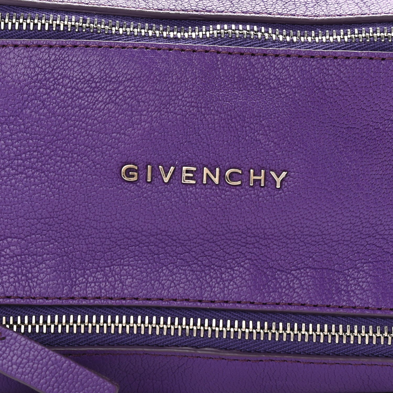 Givenchy Sugar Goatskin Pandora Wristlet Purple 8 of 10