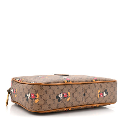 Gucci X DISNEY Mini Vintage GG Supreme Monogram Mickey Mouse Small Belt Bag 90 36 Beige Vintage Sun Oil 4 of 12