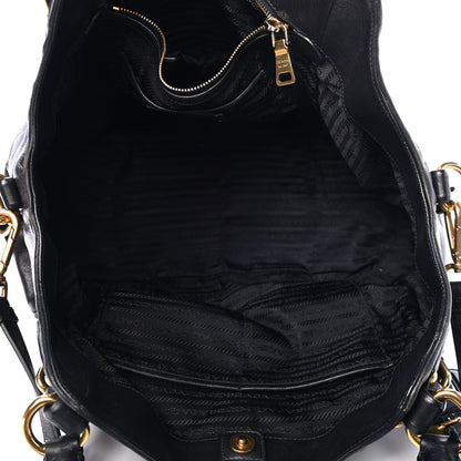 Prada Soft Calf Tote Black 3 of 6
