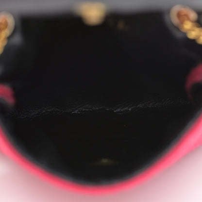 Chanel Jersey Quilted Micro Flap Bag Pink 6 of 9