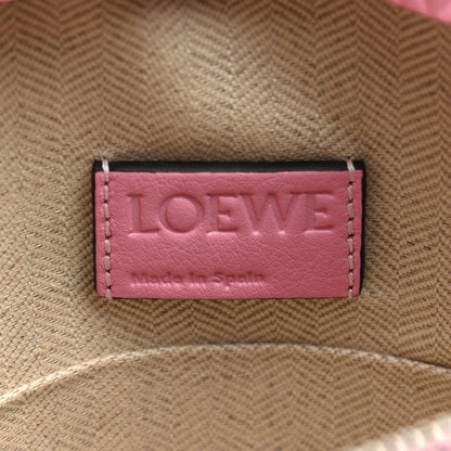 Loewe Calfskin Embossed Repeat T Pouch Pink 6 of 8