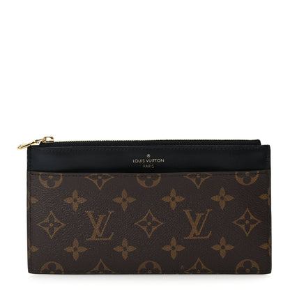 Louis Vuitton Monogram Slim Purse  Black 1 of 6