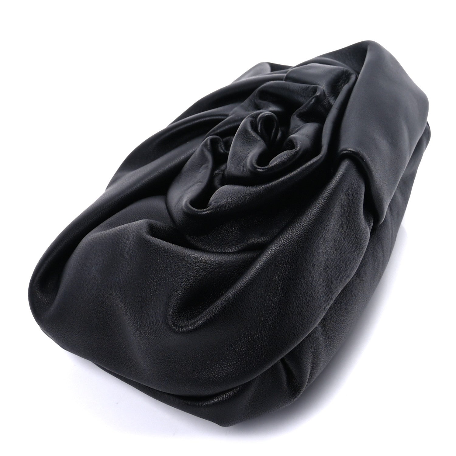 Burberry Smooth Calfskin Rose Clutch Black 6 of 7