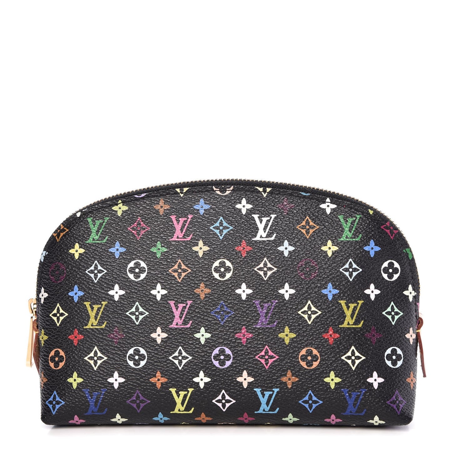 Monogram Multicolor Cosmetic Pouch Black Grenade