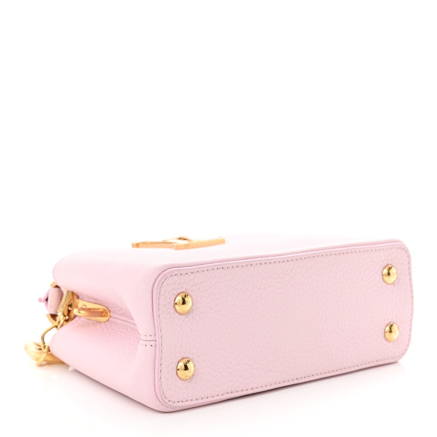 Louis Vuitton Taurillon Monogram Flower Chain Capucines Mini Guimauve 4 of 7