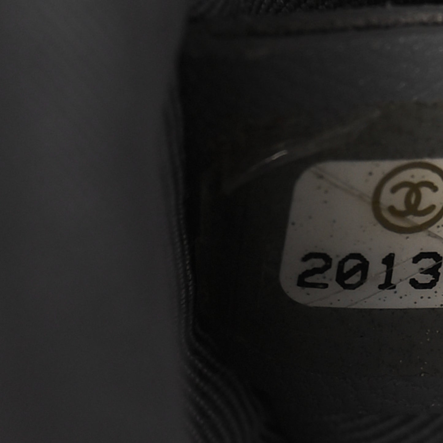 Metallic Calfskin Quilted Medium Boy Flap Black