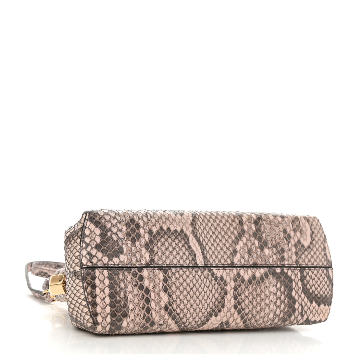 Snakeskin Small Fendi First Light Pink