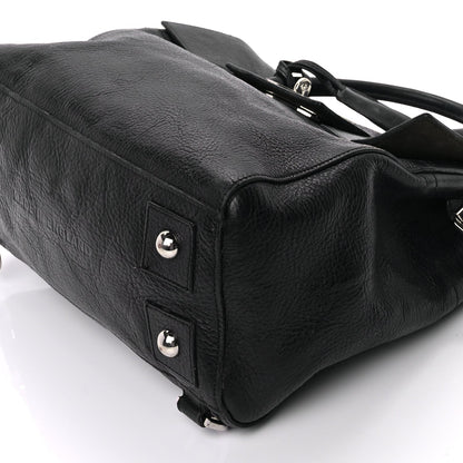 Mulberry Natural Leather Cara Delevingne Convertible Satchel  Black 8 of 8