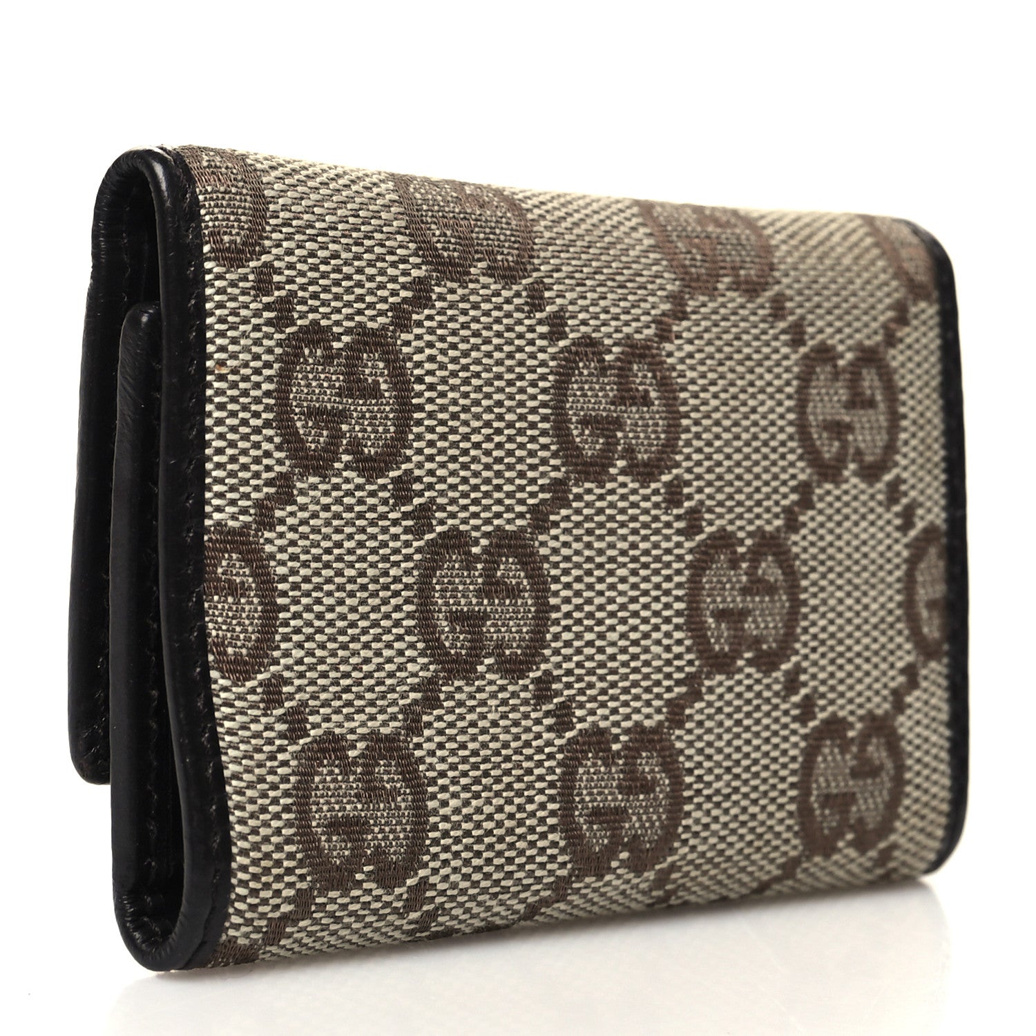 Gucci GG Monogram 6 Key Holder Case Black 3 of 11