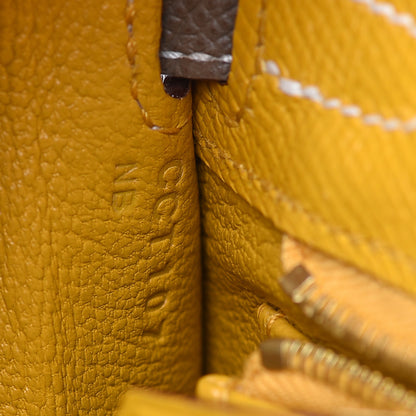Hermes Epsom Horseshoe Kelly Sellier 25 Jaune Ambre Etoupe 22 of 34