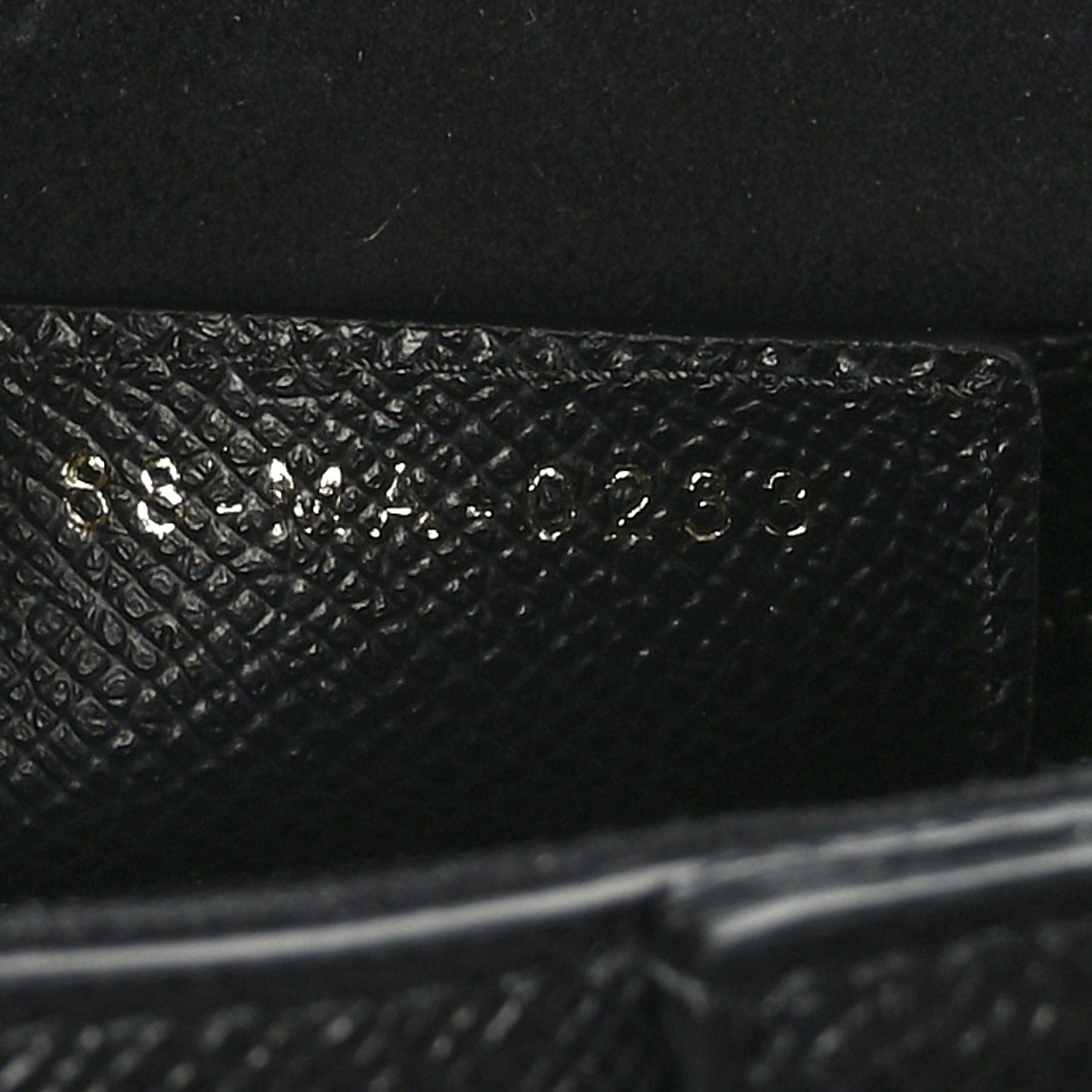 Grained Calfskin Saddle Bag With Strap Black