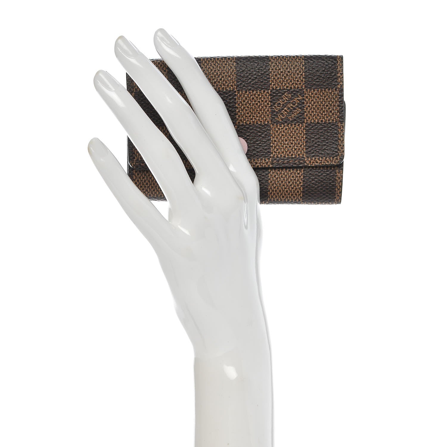 Louis Vuitton Damier Ebene Multicles 6 Key Holder Rose Ballerine 2 of 8