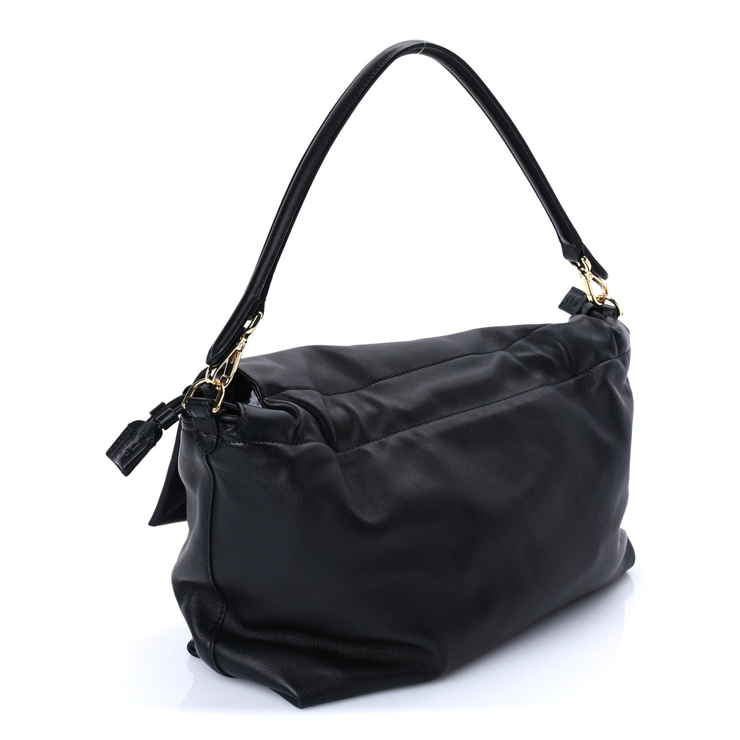 Nappa Large Mamma Baguette Black