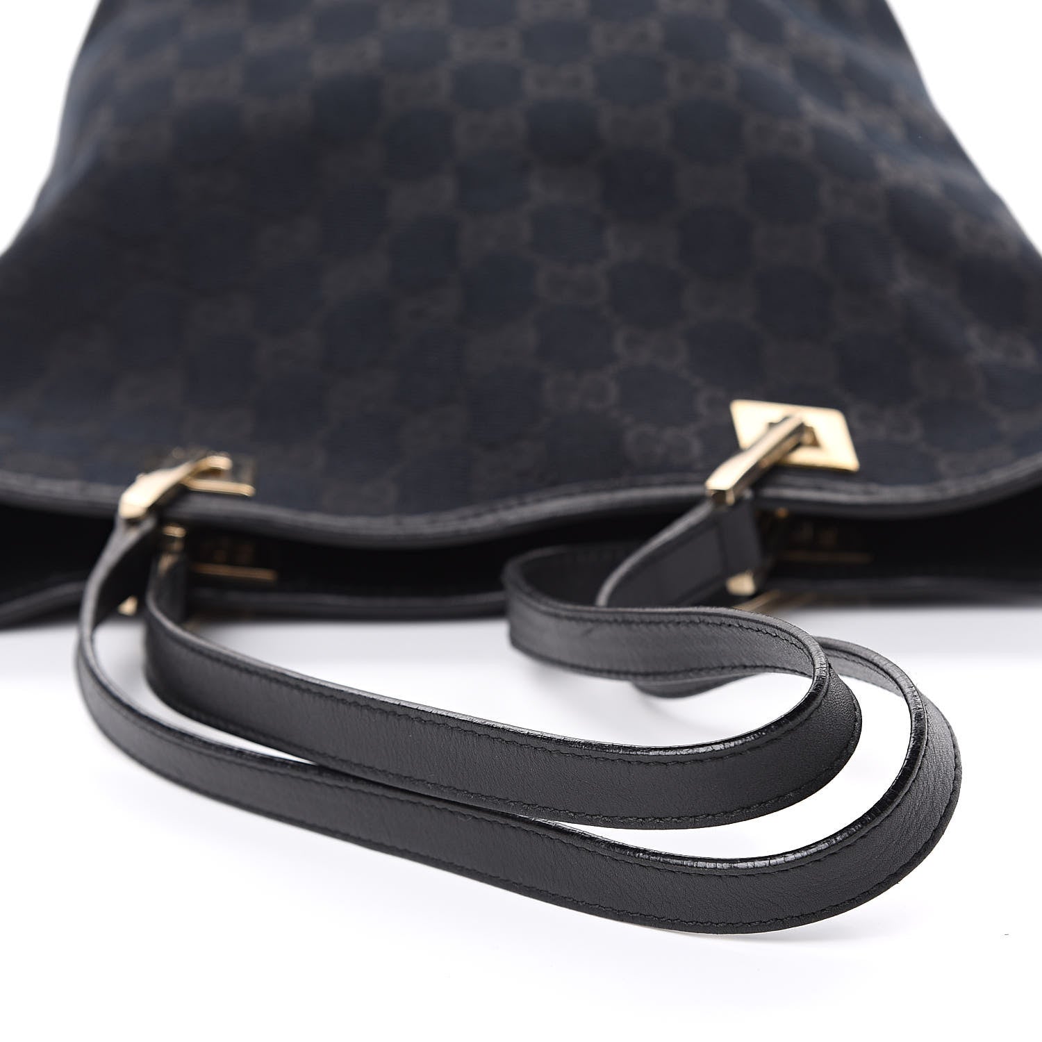 Gucci Monogram Shoulder Bag Black 11 of 12