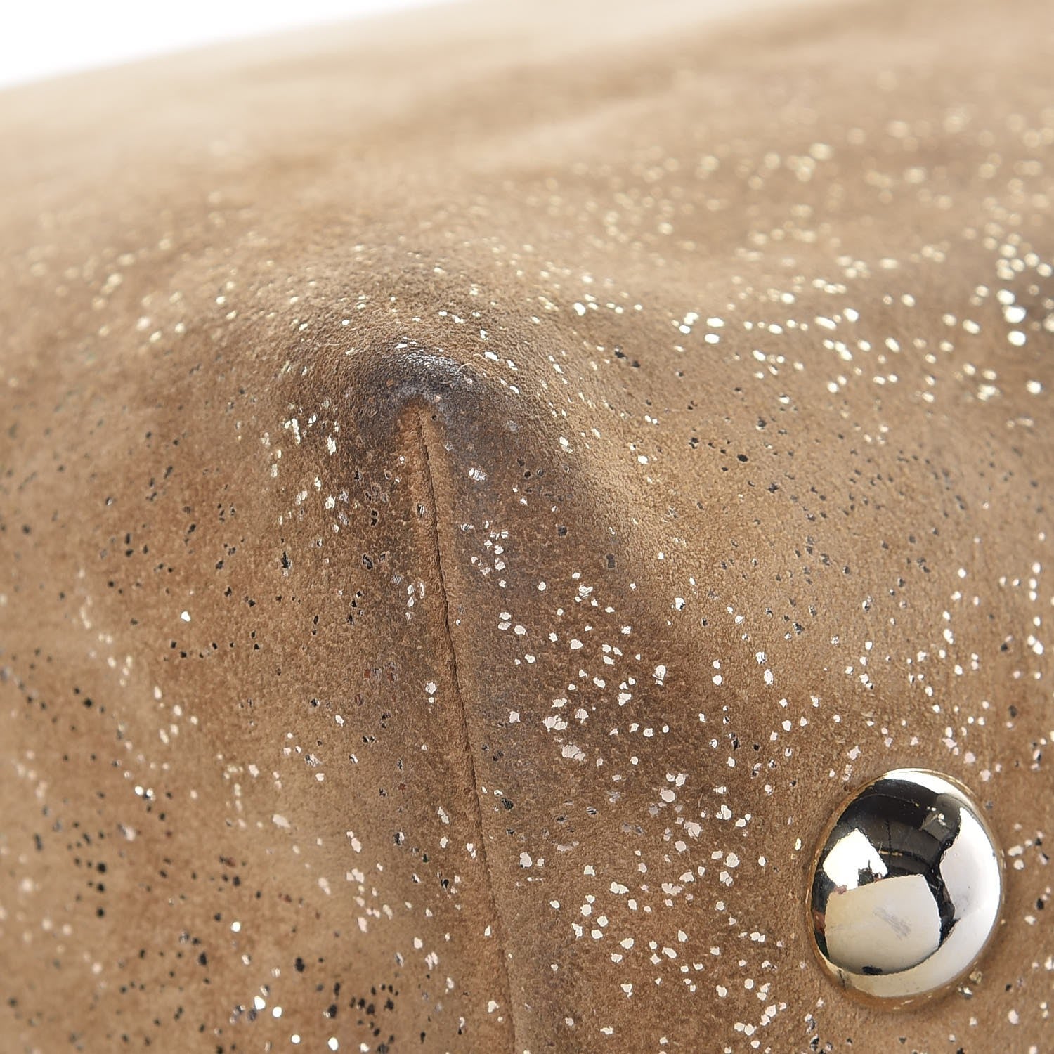 Jimmy Choo Glitter Suede Medium Rhea 12 of 14