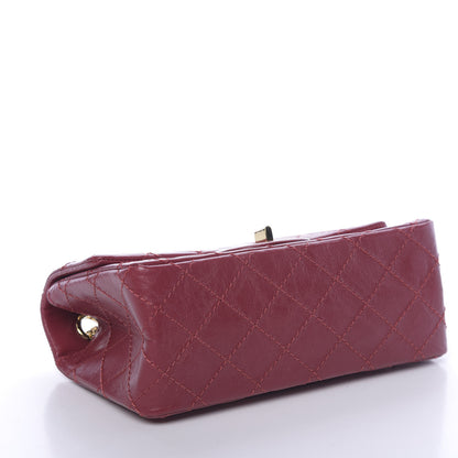 Chanel Aged Calfskin Quilted 2.55 Reissue Mini Flap Red 4 of 11