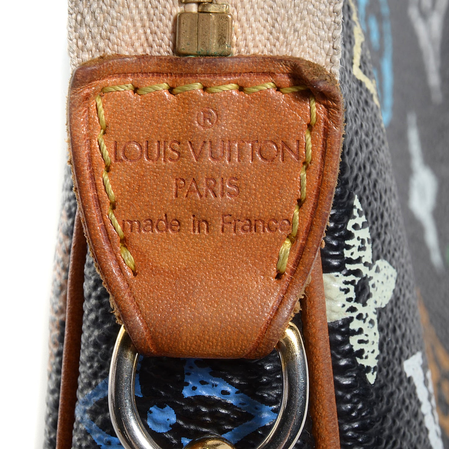 Monogram Multicolor Pochette Accessories Black