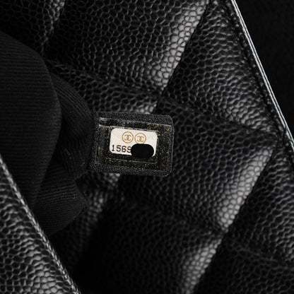 Chanel Caviar Large Soft CC Top Handle Tote Black 7 of 7
