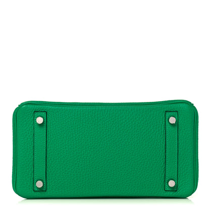 Hermes Togo Verso Birkin 25 Menthe Vert Bosphore 6 of 34