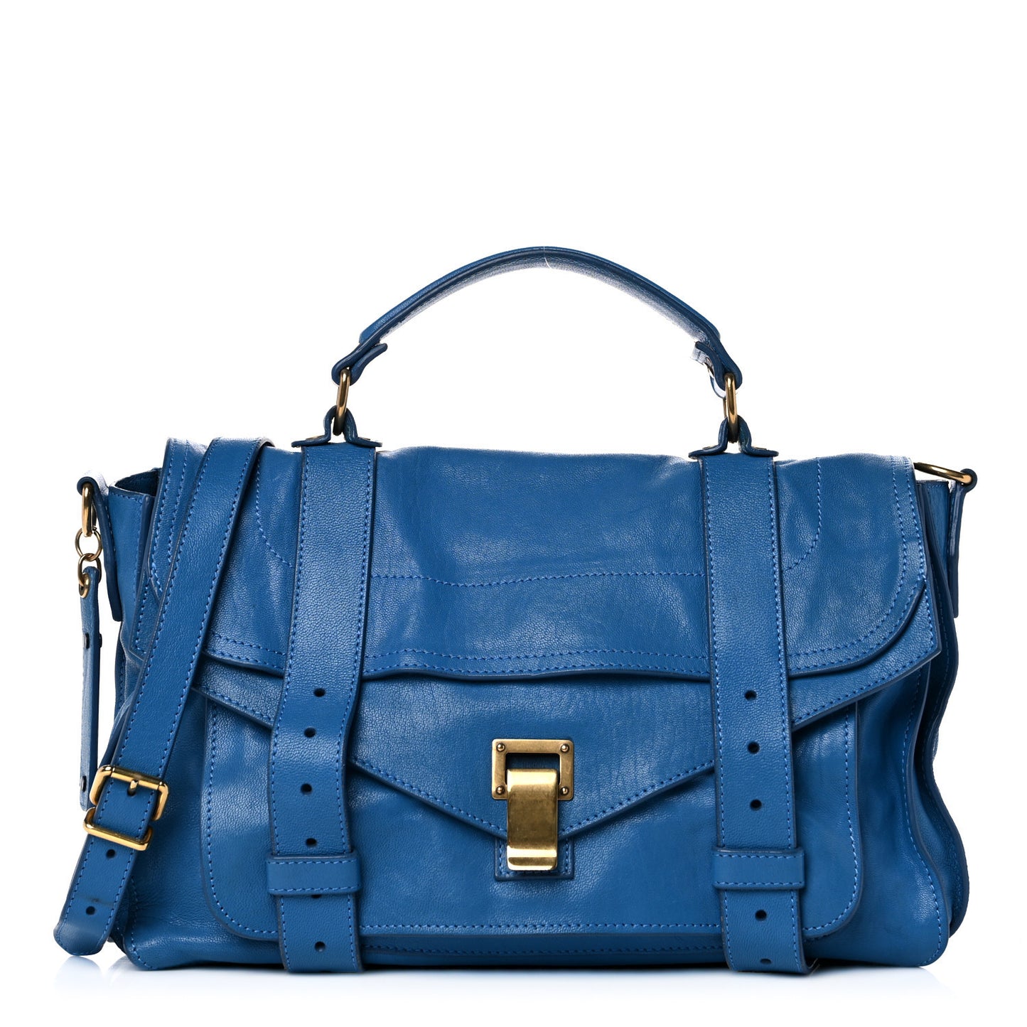 Lambskin Medium PS1 Satchel Peacock