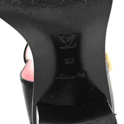 Louis Vuitton Calfskin Monogram Passenger Sandals Black 7 of 7